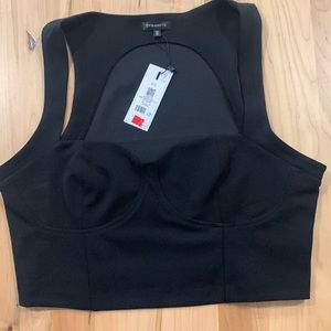 Heart shaped Bustier crop